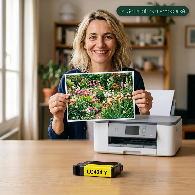 Cartouche Brother LC-424 Jaune: DCP-J1200DW