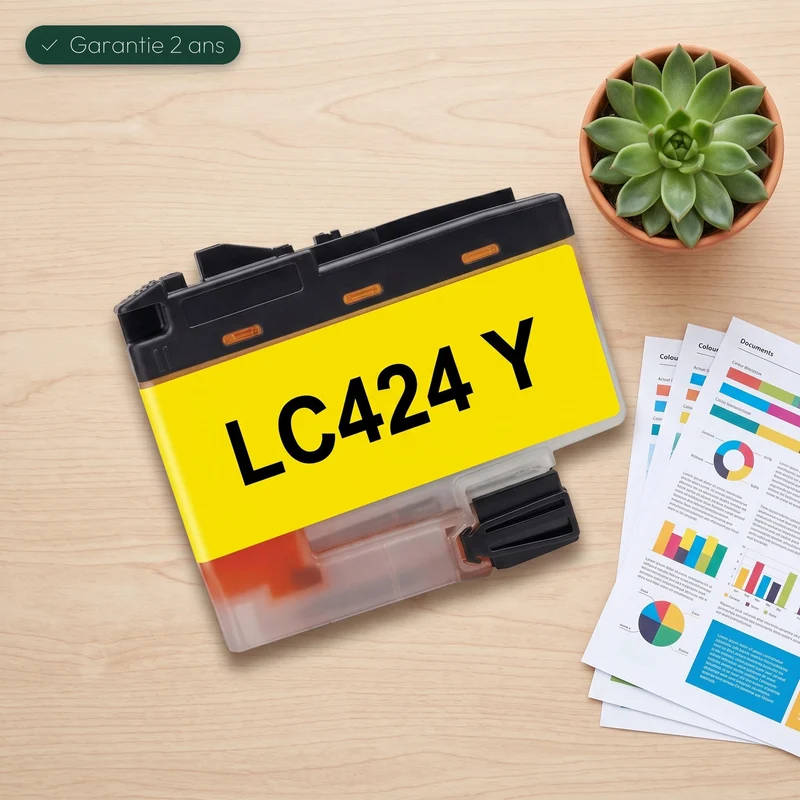 Cartouche Brother LC-424 Jaune: DCP-J1200DW