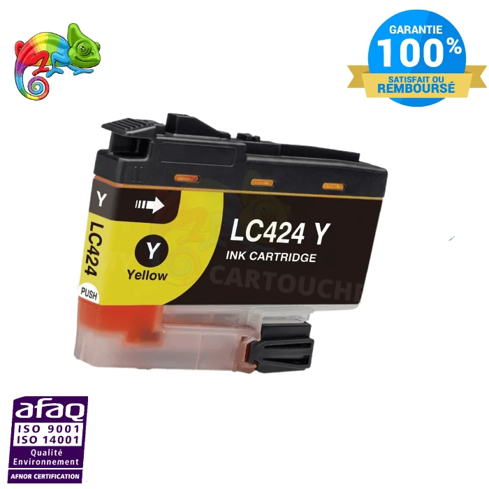 Cartouche Brother LC-424 Jaune: DCP-J1200DW