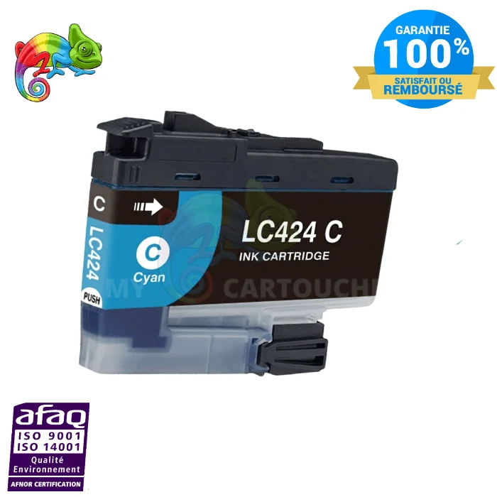 Cartouche Brother LC-424 Cyan: DCP-J1200DW