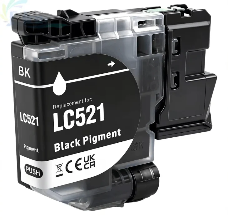 Pack 4 Cartouches Brother LC521: DCP-J1260W, J1360DW
