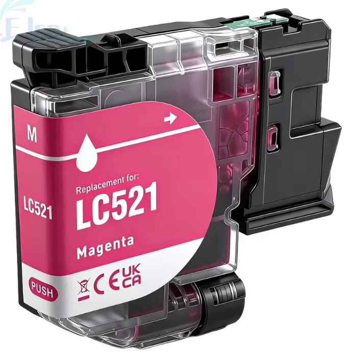 Pack 4 Cartouches Brother LC521: DCP-J1260W, J1360DW