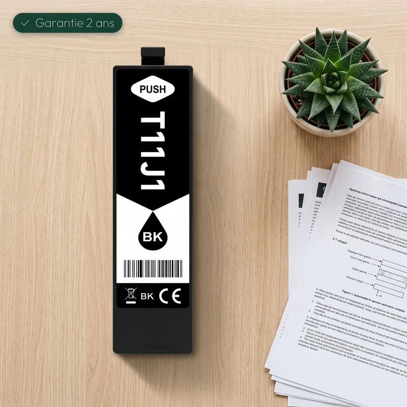 Cartouche Epson T11J1 Noir C13T11J140: WorkForce Pro WF-M4119DW, WF-M4619DWF