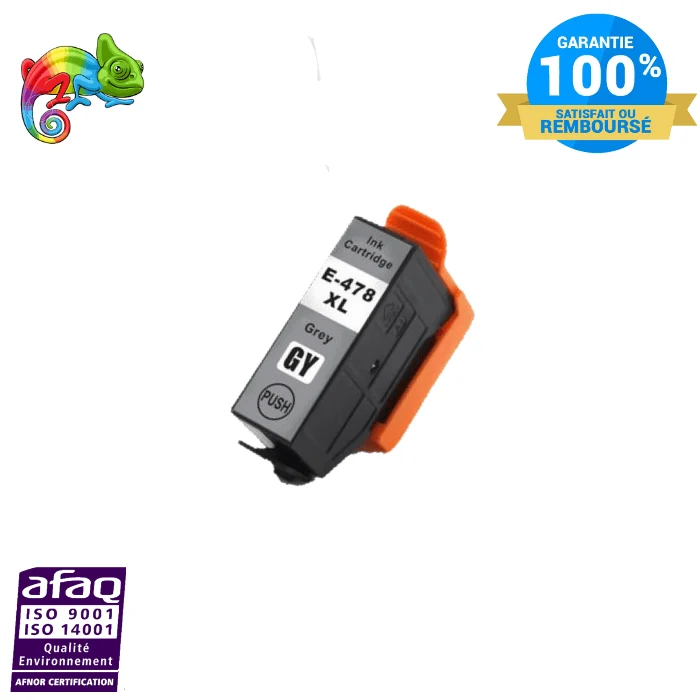 Cartouche Epson 478XL Gris T04F6: Expression Photo HD XP-15000, XP-15080