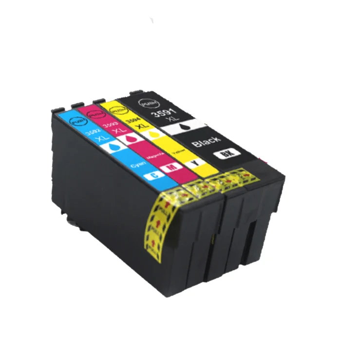Pack 4 Cartouches Epson 35XL T3591-T3594: WorkForce Pro WF-4720, WF-4730