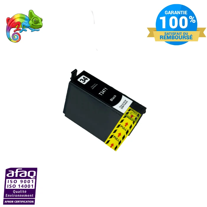 Cartouche Epson 34XL Noir T3471: WorkForce Pro WF-3720, WF-3725DWF
