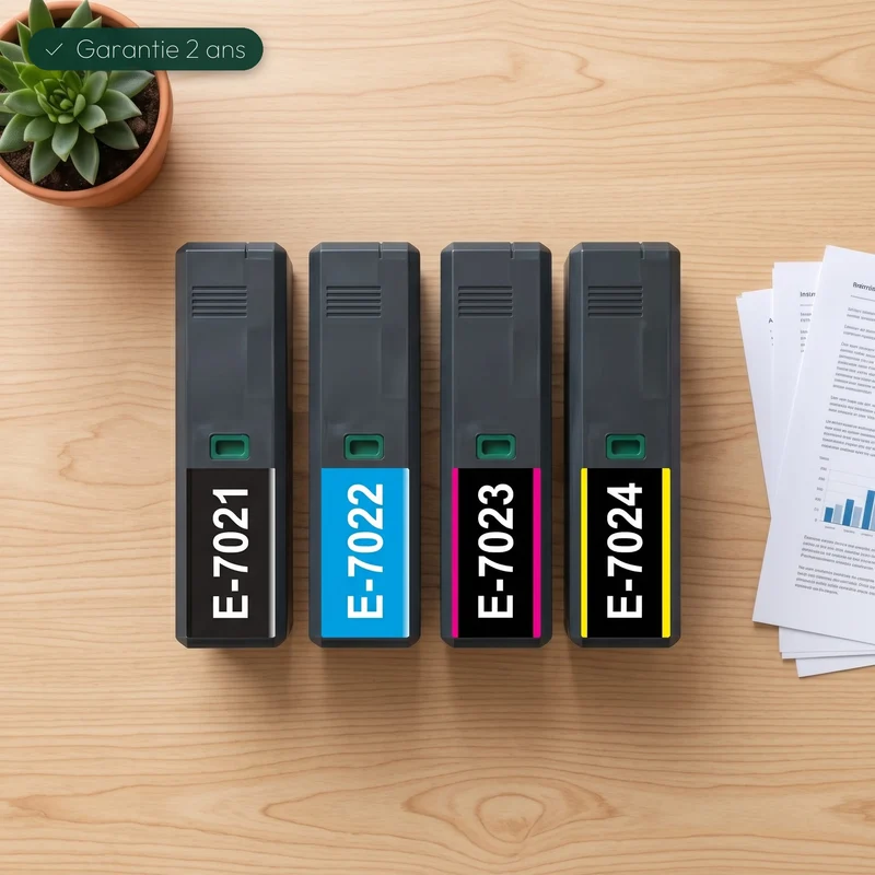 Pack 4 Cartouches Epson T702 XL: WP-4015, WP-4095, WP-4535