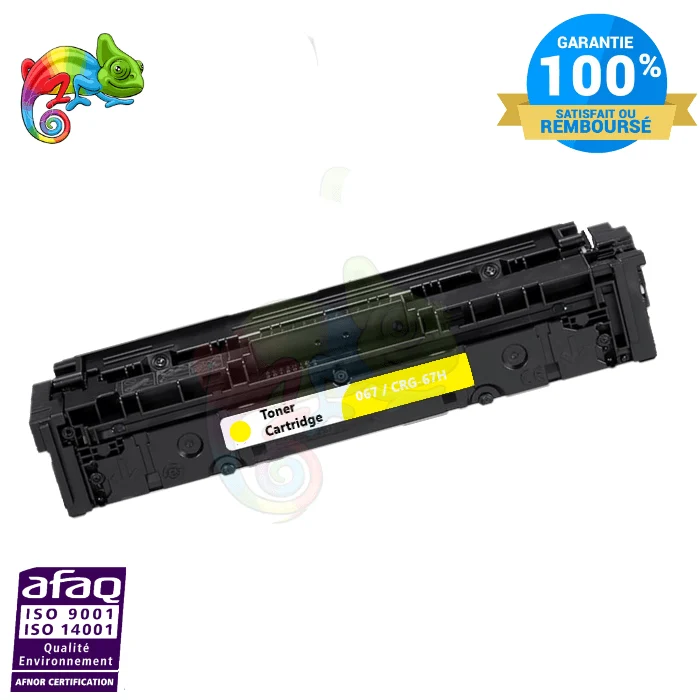 Toner Canon 067H Jaune 5103C002: i-SENSYS LBP-631Cw, MF-651Cw