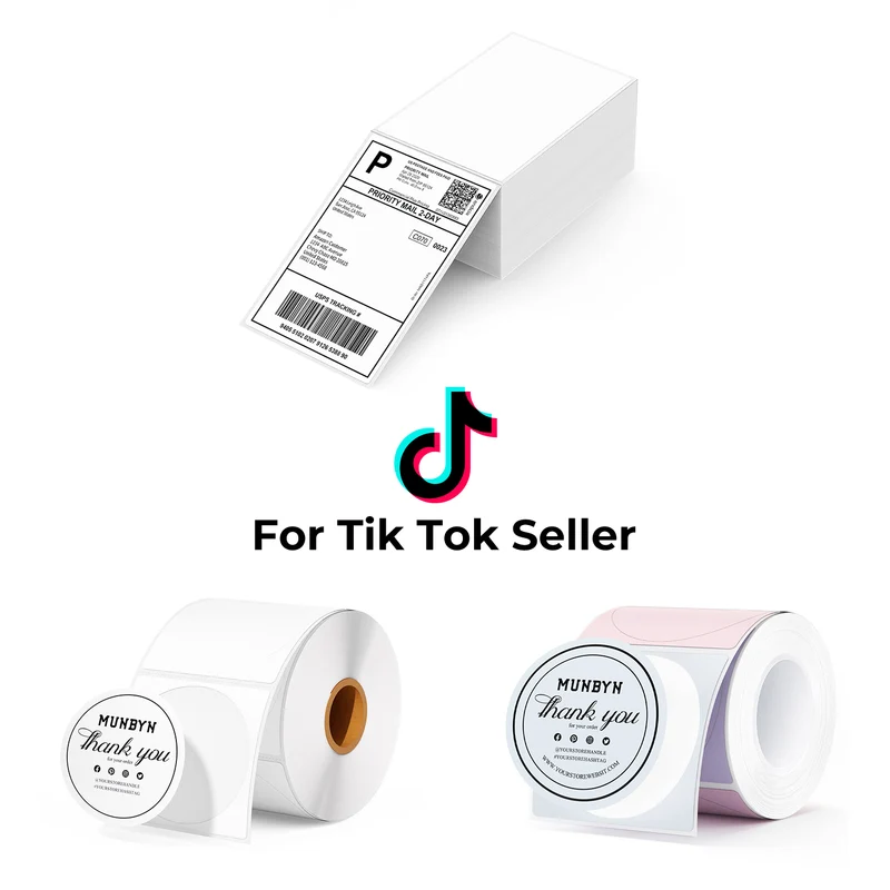 MUNBYN TikTok Fast Fulfilment Label Kit for Creator Shops