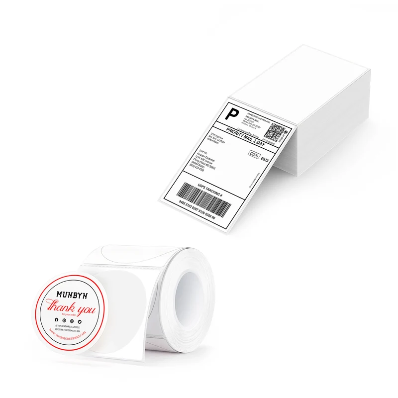MUNBYN Supplement Branding Label Kit for Custom Packaging