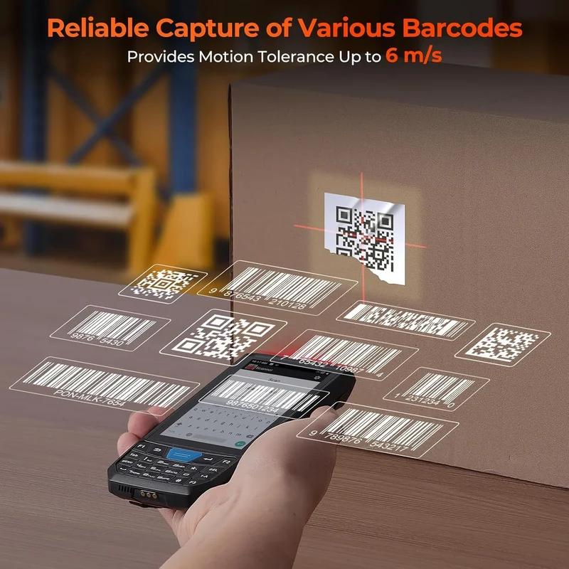 MUNBYN IPDA102 Android Barcode Scanner for Warehouse Inventory（035Pro）