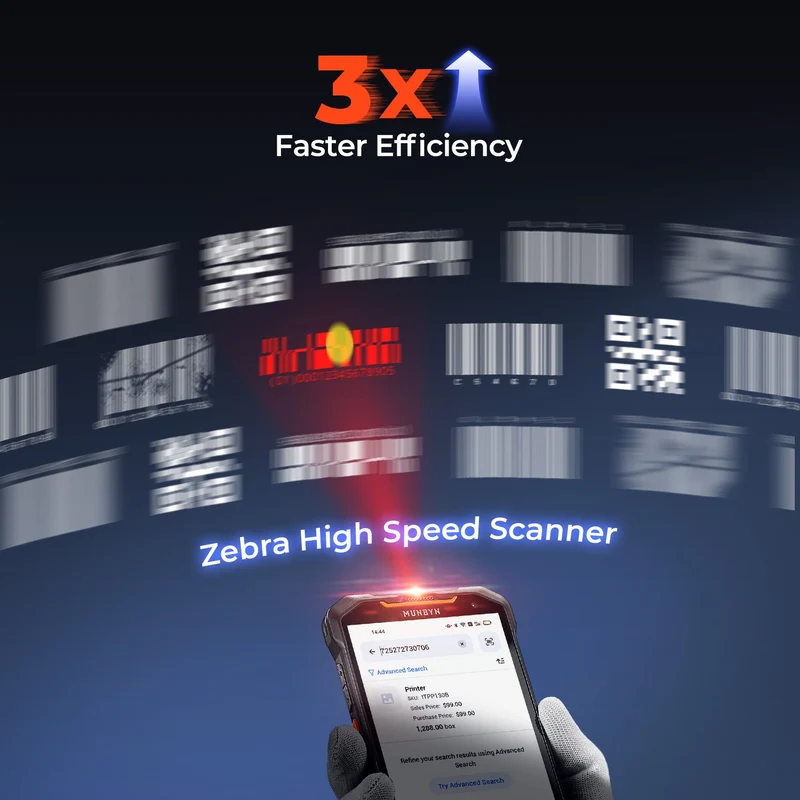 MUNBYN AS01P Android Barcode Scanner for Warehouse Inventory