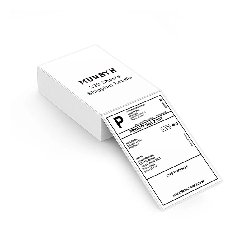 MUNBYN 4x6 Direct Thermal Shipping Labels for Ecommerce Orders