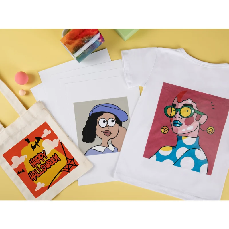 LOKLiK Papier Transfert Thermique Clair — 8 feuilles