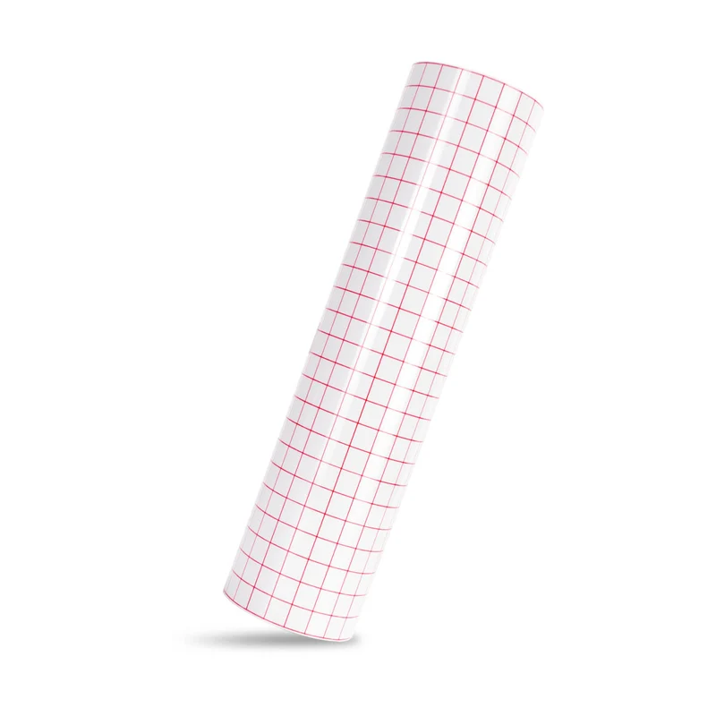 LOKLiK Papier Transfert Quadrillé 30 cm × 3 m Rouge