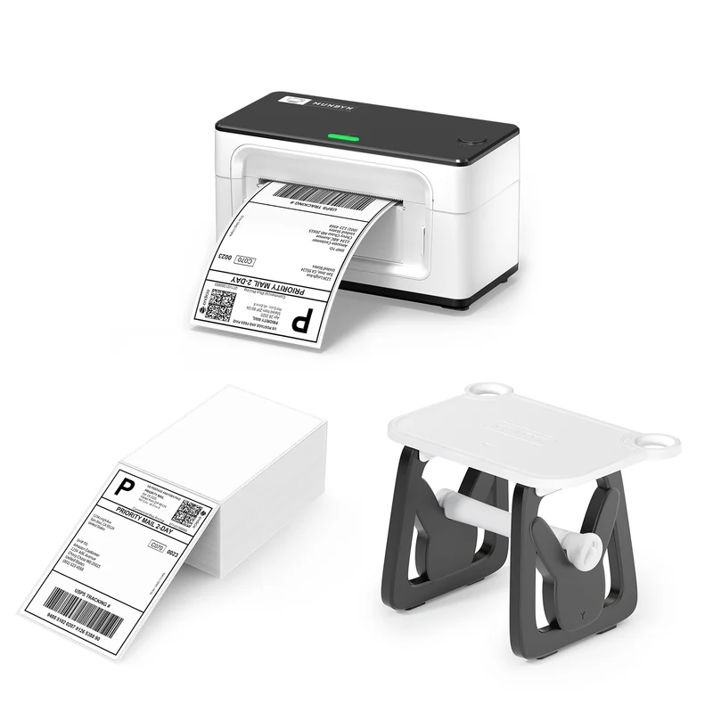 MUNBYN RW941B Bluetooth Thermal Label Printer Kit for Small Business Labelling