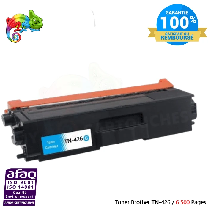 Toner Laser Brother TN 426 Cyan Brother ( HL-L 8360 CDW..... ) Compatible
