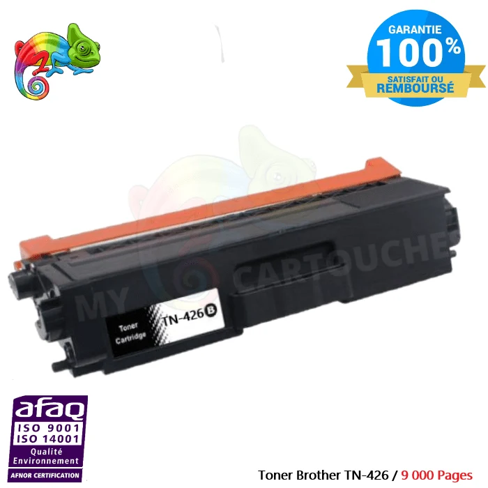 Toner Laser Brother TN 426 Noir Brother ( HL-L 8360 CDW..... ) Compatible
