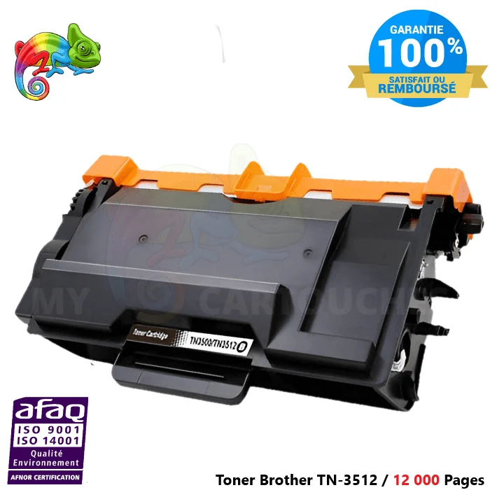 Toner Laser Brother TN-3512 Noir Brother ( MFC-L 6800 DW.... ) Compatible