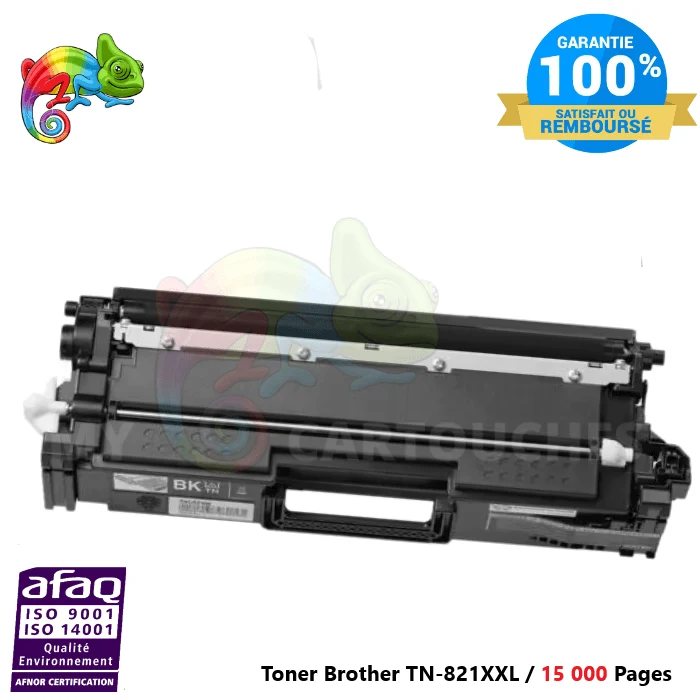 Toner Laser NOIR Pour Brother TN-821 XXL Brother Compatible ( HL-L 9470 CDNT.... )
