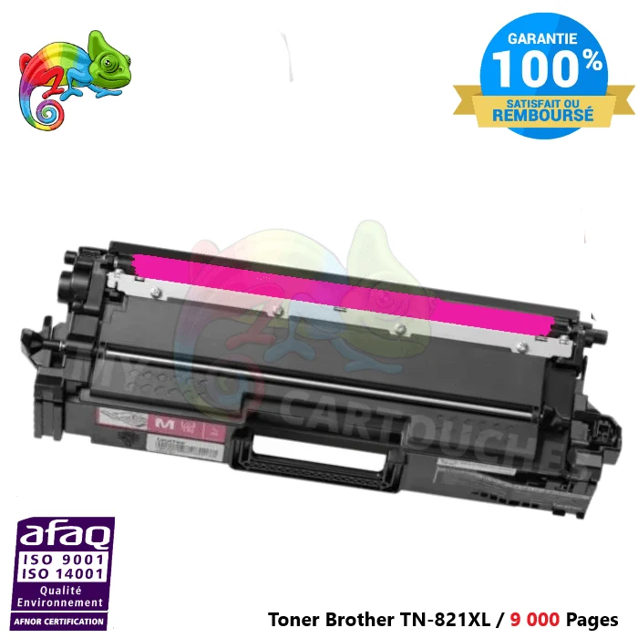 Toner Laser Magenta Pour Brother TN-821XL Brother Compatible ( HL-L 9470 CDNT.... )