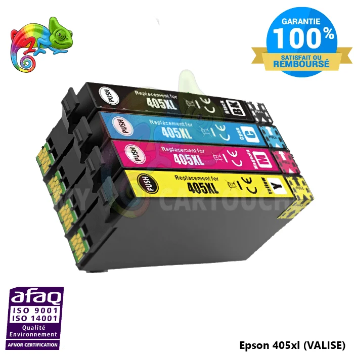 Pack de 4 Cartouches D'encre Epson ( VALISE ) 405 XL Epson Compatible