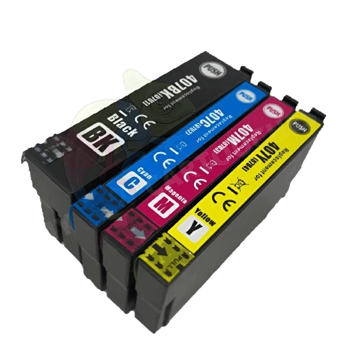 Pack 4 Epson 407 BCMY: WorkForce Pro WF-4745 DTWF