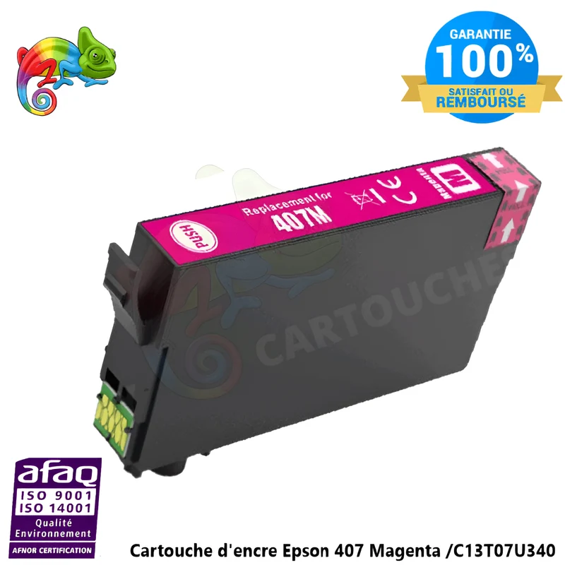 Cartouche Epson 407 Magenta: WorkForce Pro WF-4745 DTWF