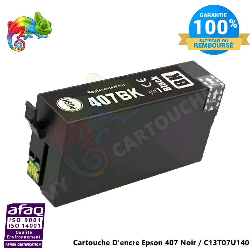 Cartouche Epson 407 Noir: WorkForce Pro WF-4745 DTWF