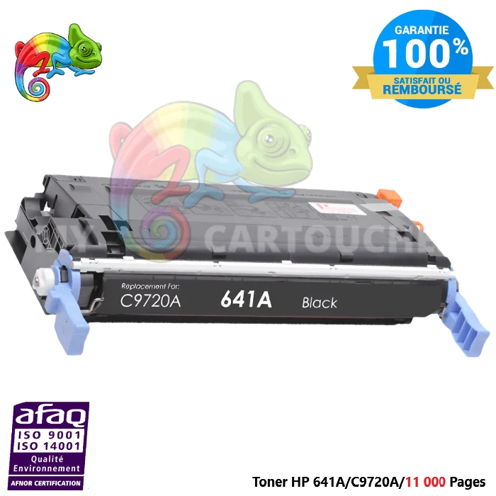 Toner Laser Pour HP 641A Noir (C9720A) Compatible