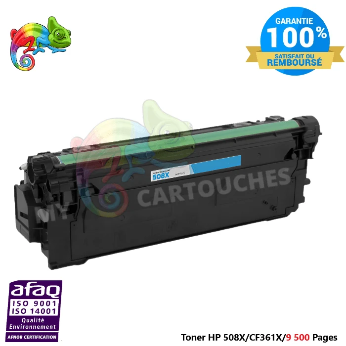 Toner Laser Pour HP 508X Cyan Toner laser HP (CF361X) Compatible