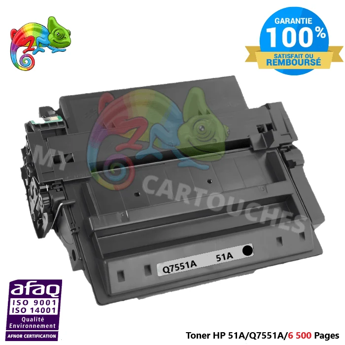 Toner Laser Pour HP 51A Toner laser HP (Q7551A) Compatible