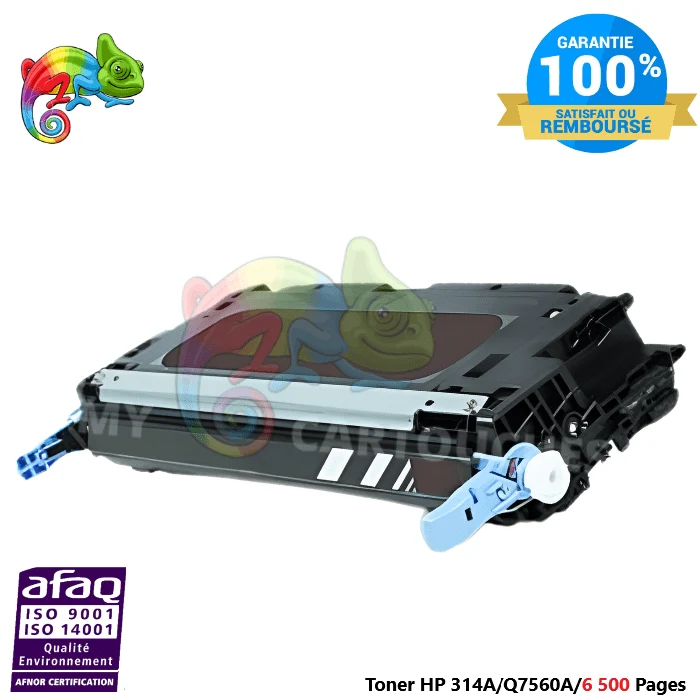 Toner Laser Pour HP 314A Noir (Q7560A) Compatible
