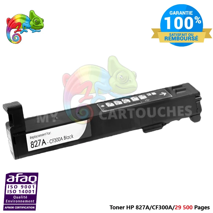 Toner Laser Pour HP 827A Noir Toner laser HP (CF300A) Compatible