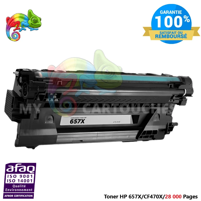 Toner HP 657X Noir : HP Color LaserJet Enterprise MFP M681, M682