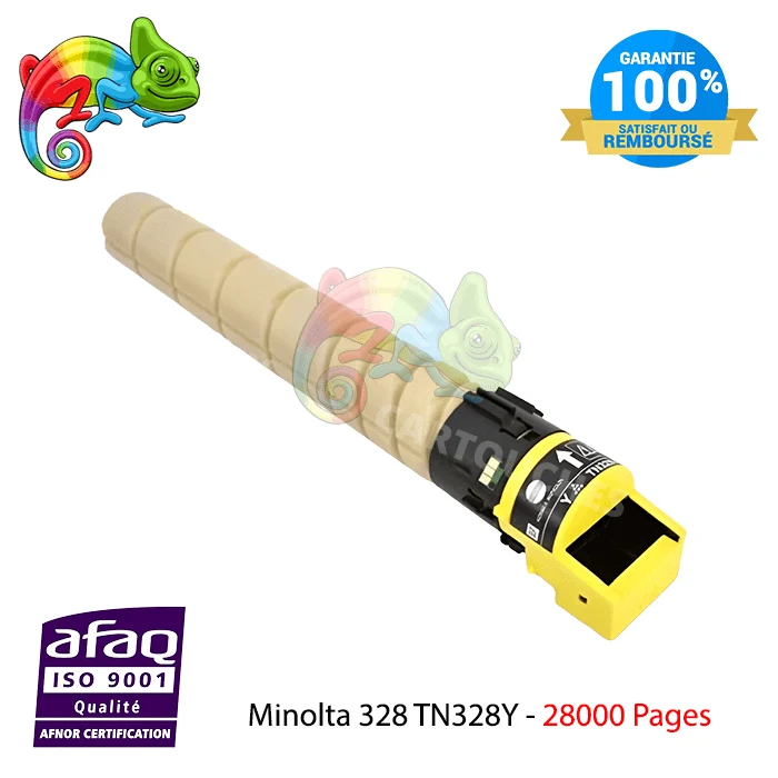 Toner Konica Minolta TN-328 Jaune: Bizhub C250i, C300i, C360i