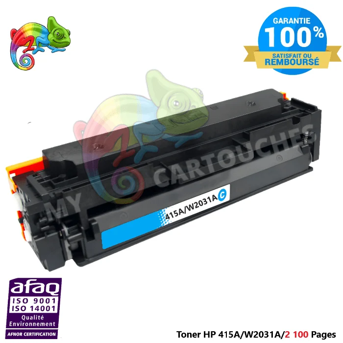 Toner HP 415A W2031A Cyan: CLJ Pro M454dn, MFP M479dw