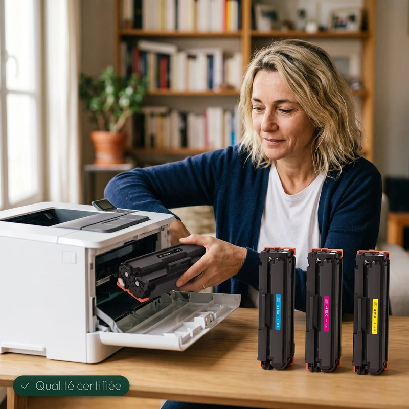 Pack 4 Toners HP 415X XL: CLJ Pro M454dn, MFP M479dw