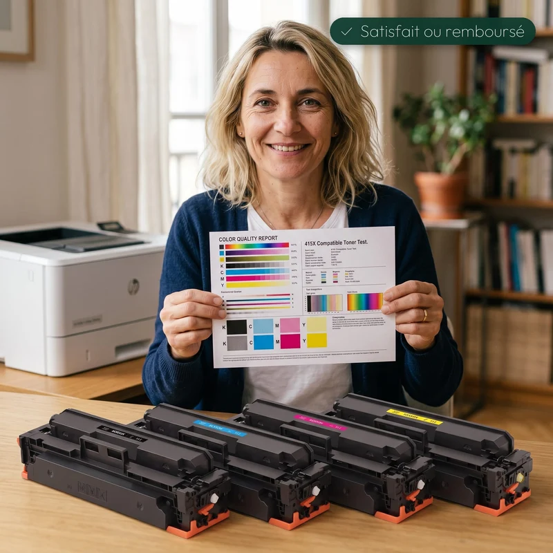 Pack 4 Toners HP 415X XL: CLJ Pro M454dn, MFP M479dw