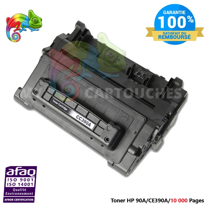 Toner HP 90A CE390A Noir — LaserJet Enterprise M601, M602, M603