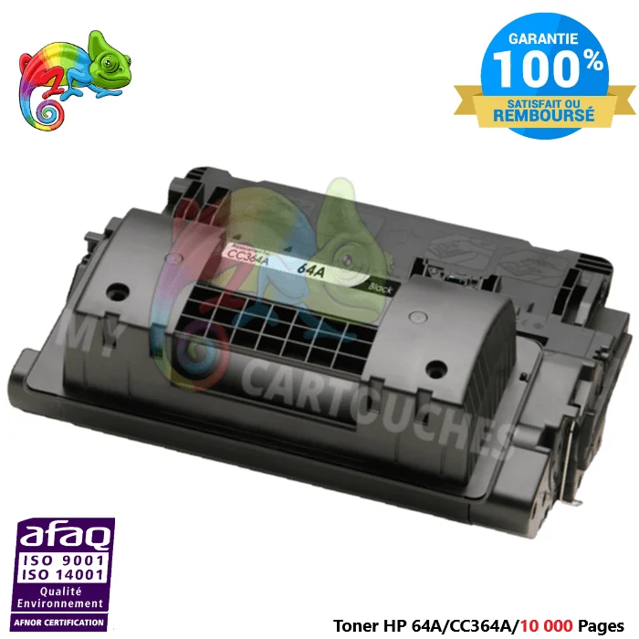 Toner Laser Pour HP 64A Noir CC364A) Compatible