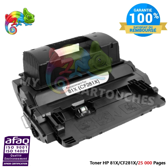 Toner Laser Pour HP 81X Noir (CF281X) Compatible