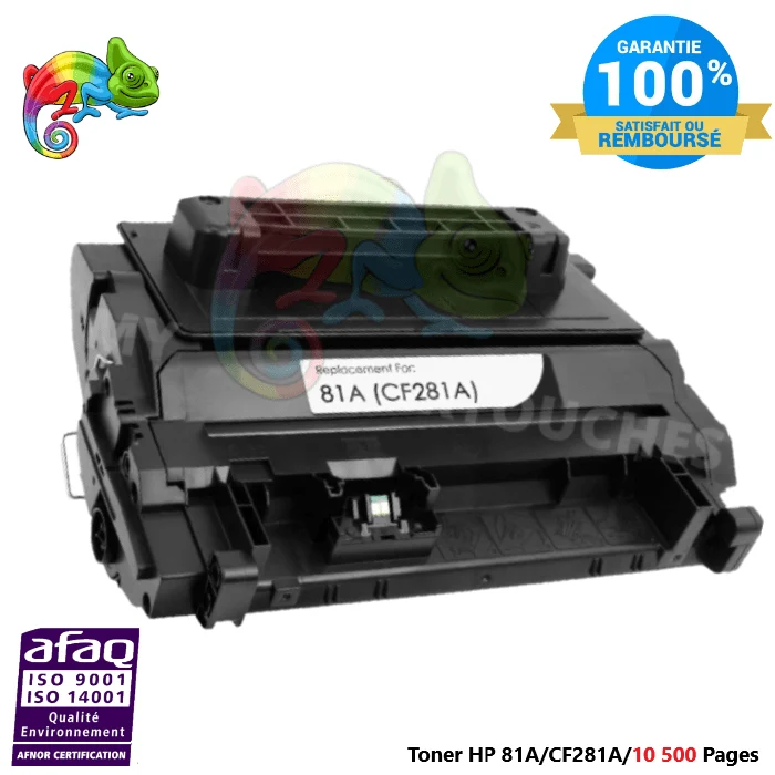 Toner Laser Pour HP 81A Noir Toner laser HP (CF281A) Compatible