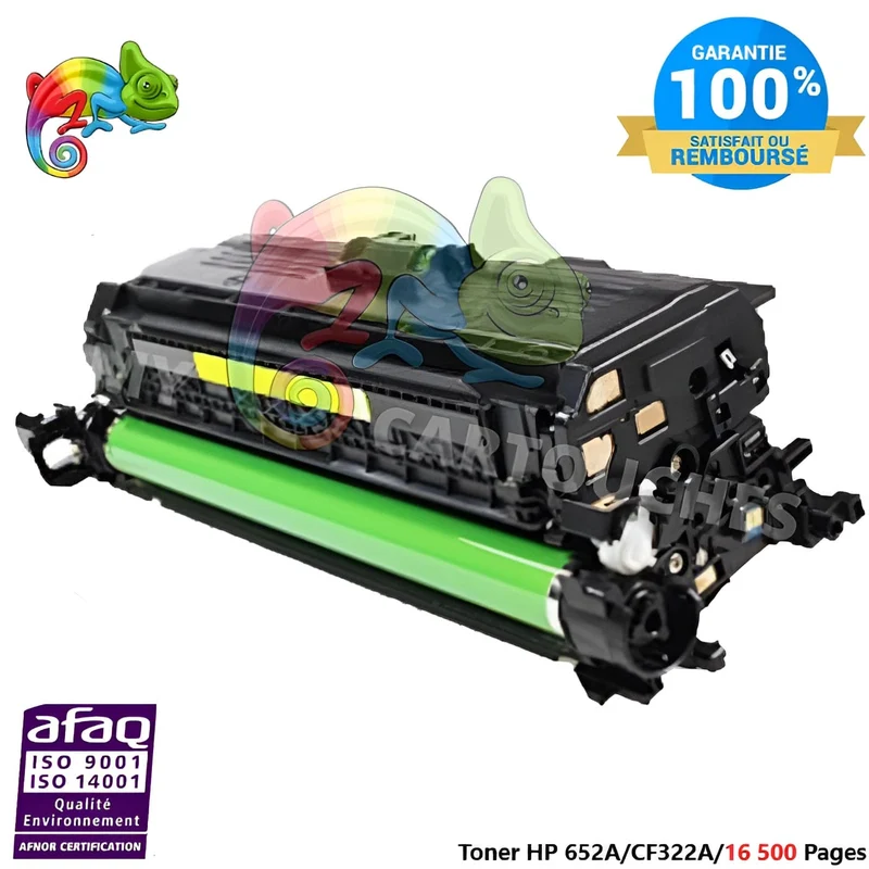 Toner HP 652A Jaune : HP Color LaserJet Enterprise M651, MFP M680