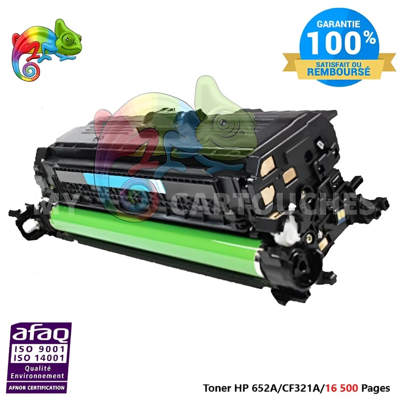 Toner HP 652A Cyan : HP Color LaserJet Enterprise M651, MFP M680