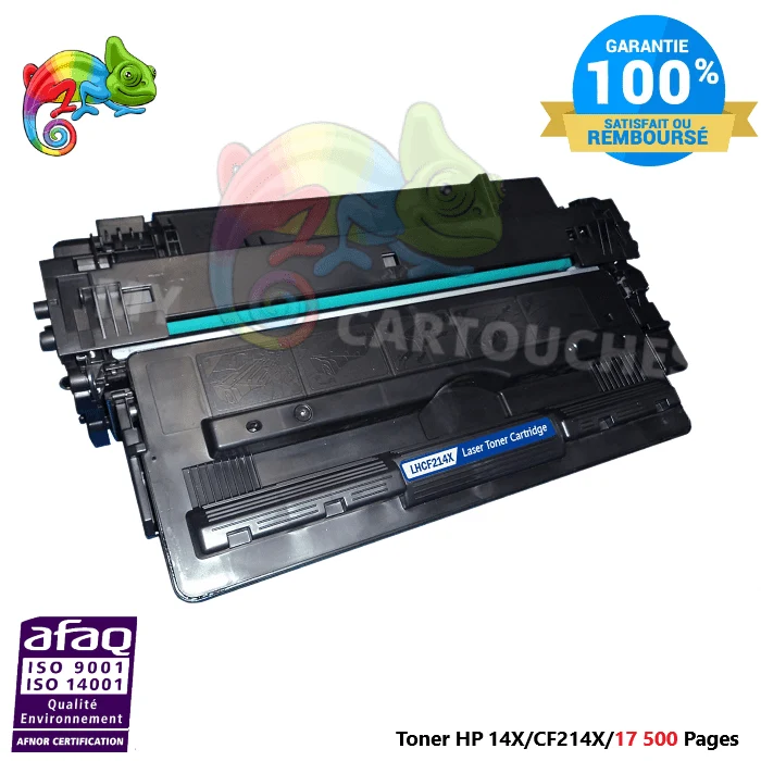 Toner HP 14X Noir Haute Capacité : HP LaserJet Enterprise M712, M725