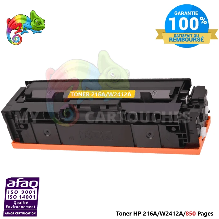 Toner HP 216A W2412A Jaune: Color LaserJet Pro M182nw, MFP M183fw