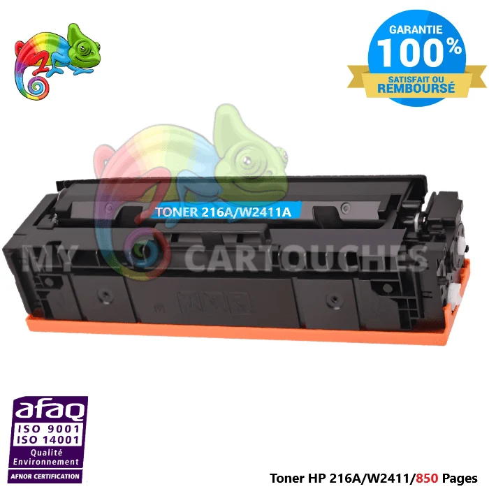 Toner HP 216A W2411A Cyan: Color LaserJet Pro M182nw, MFP M183fw
