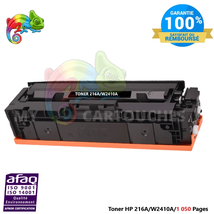 Toner HP 216A W2410A Noir: Color LaserJet Pro M182nw, MFP M183fw