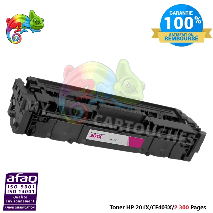 Toner HP 201X CF403X Magenta XL: Color LaserJet Pro M252dw, M277dw